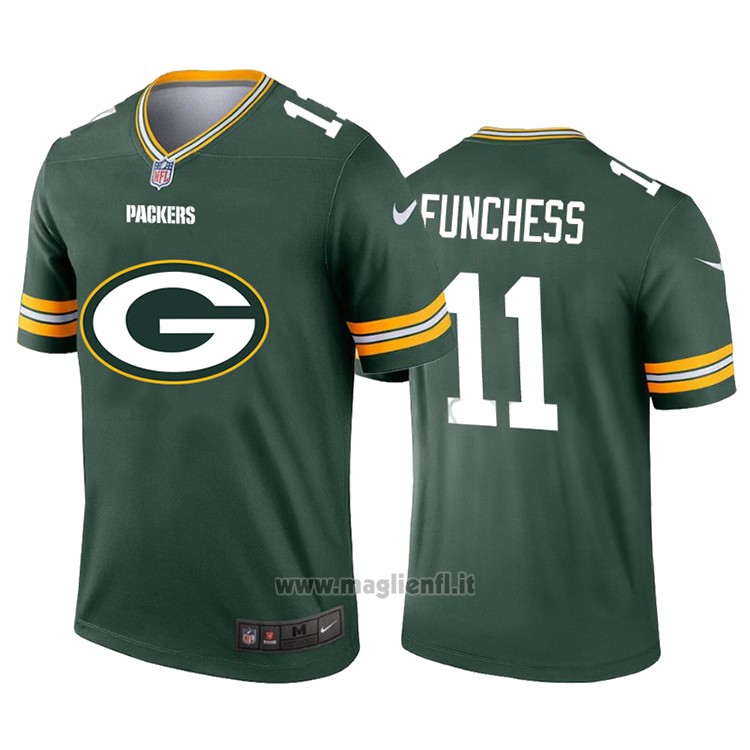 Maglia NFL Limited Green Bay Packers Funchess Big Logo Verde